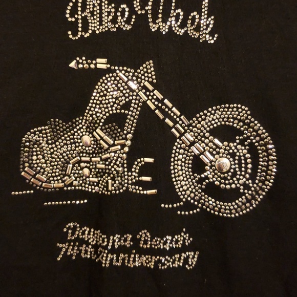 Biker tank lace up top - Picture 2 of 6